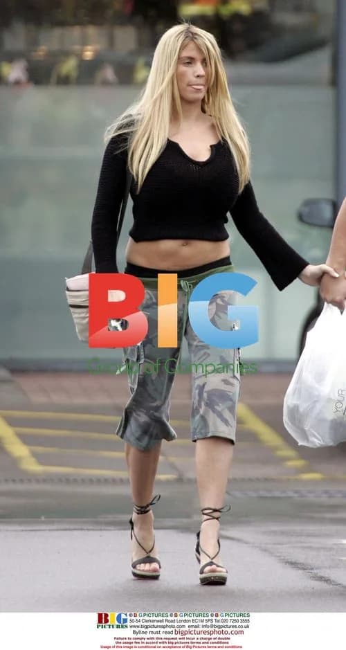 Katie Price and Peter Andre Shop at M&S