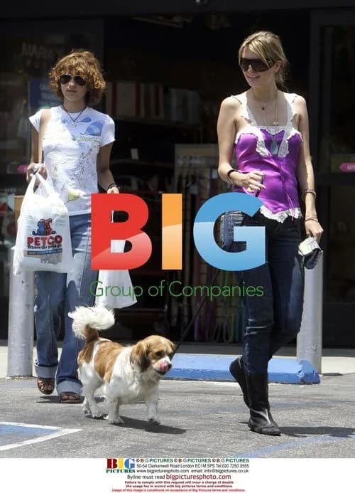 Mischa Barton lunches with dog