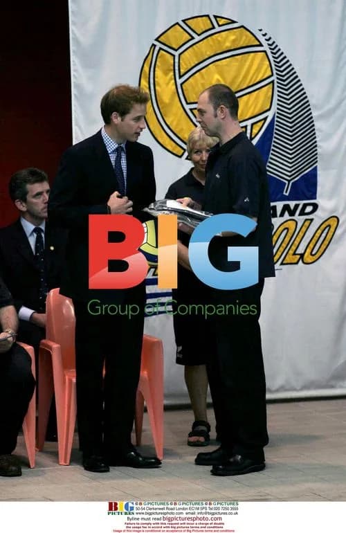 Prince William at water-polo tournament in New Zealand
