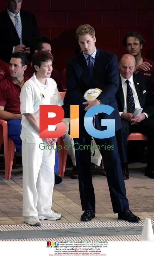 Prince William at New Zealand Water Polo Tournament