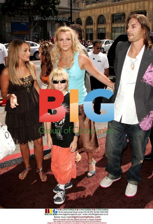 Spears and Federline at Chocolate Factory Premiere