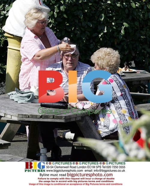 Coronation Street Couple on Set