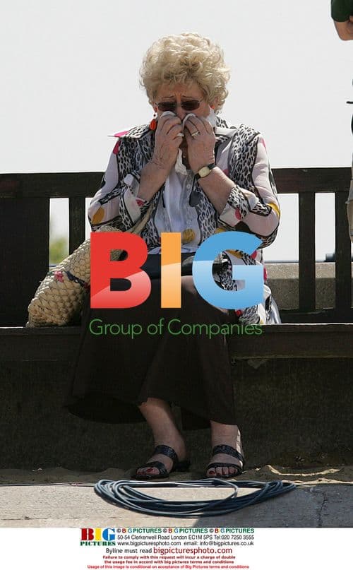 Jack and Vera Duckworth on Coronation Street set