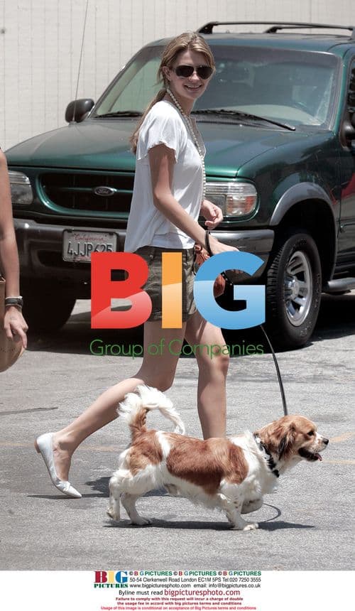 Mischa Barton & Dog Shopping in Beverly Hills