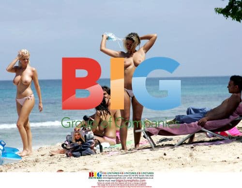 Jodie Marsh and James 'Kenzie' McKenzie on Caribbean Vacation