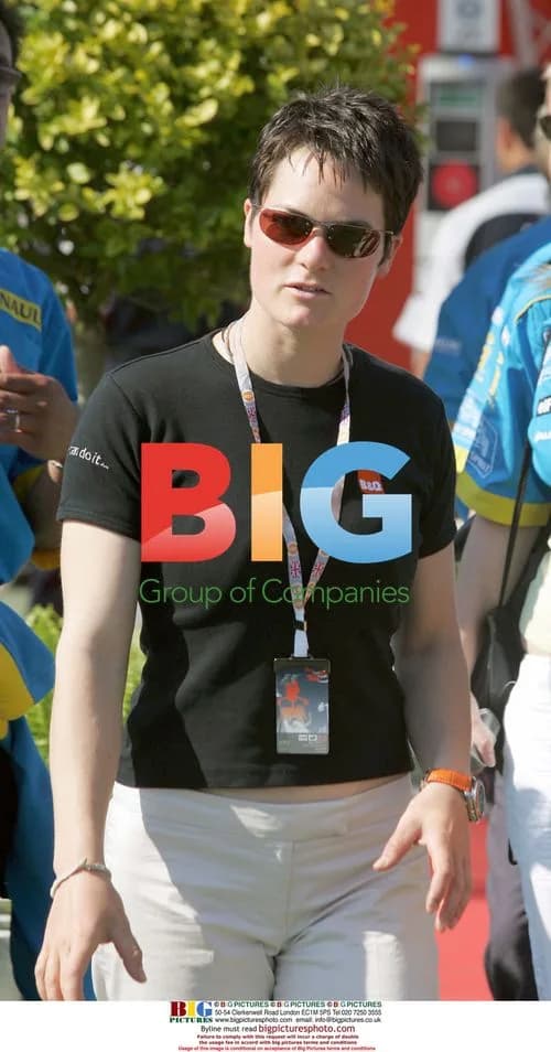 Ellen MacArthur at British Grand Prix