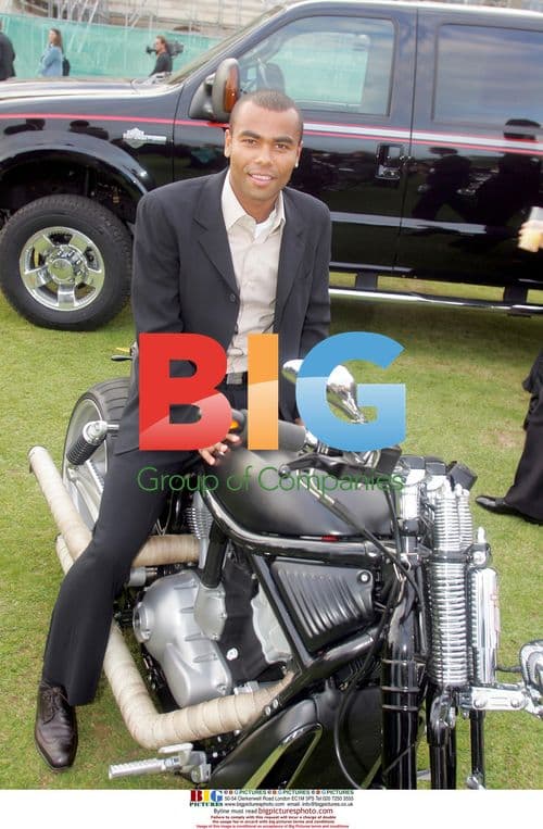 Arsenal's Ashley Cole at British Grand Prix