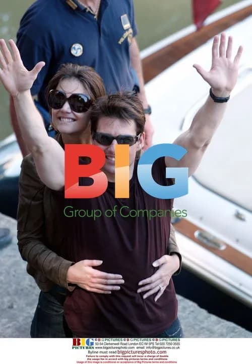Tom Cruise and Katie Holmes in Rome