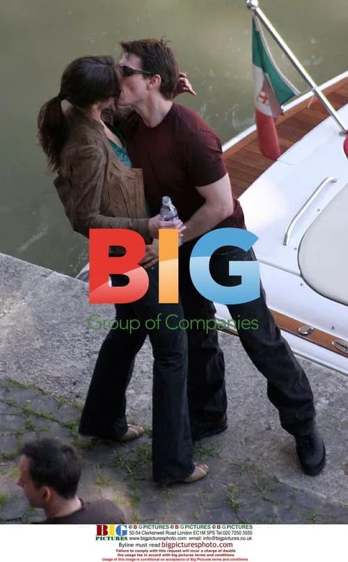 Tom Cruise and Katie Holmes in Rome