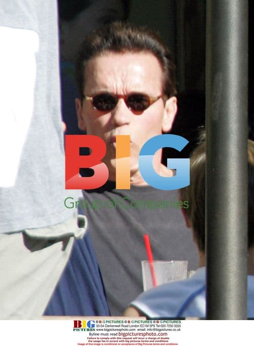 Schwarzenegger Family Lunch in Brentwood