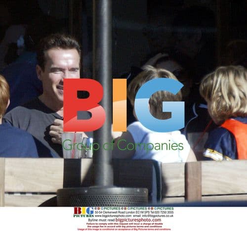 Arnold Schwarzenegger and Family Lunch in Brentwood