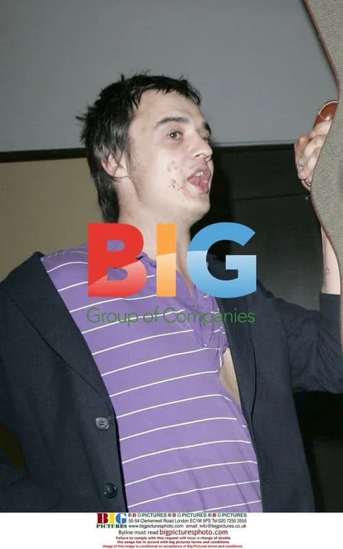 Pete Doherty Arrives in Waterloo
