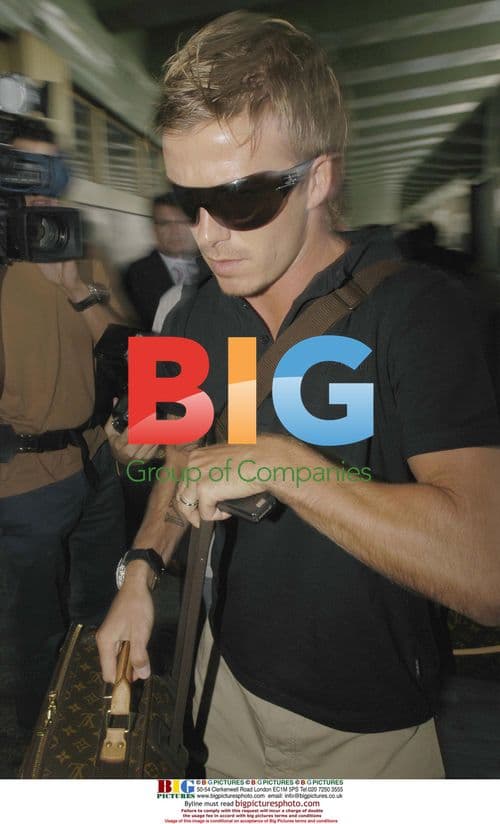 David Beckham Leaves Spain for Real Madrid Tour