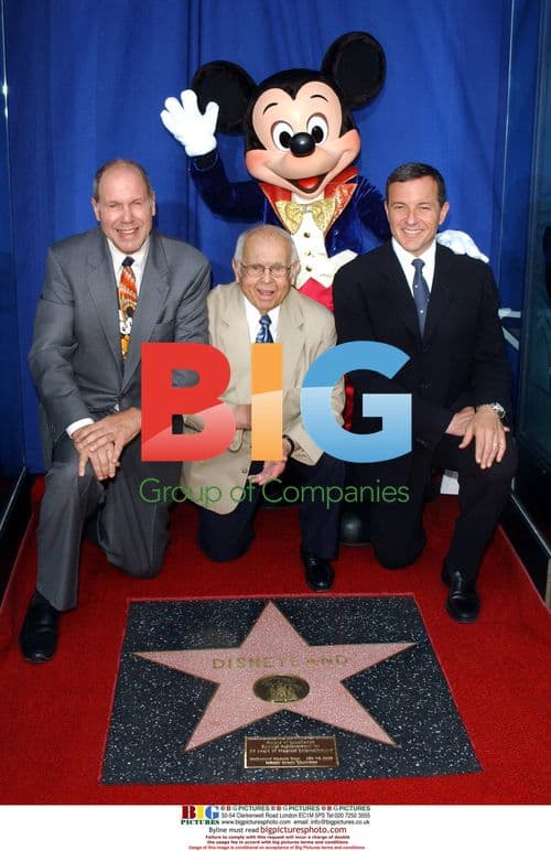 Eisner, Inger, Grant, and Mickey at Award Presentation