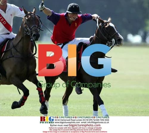 Prince Charles and Prince Harry Play Polo
