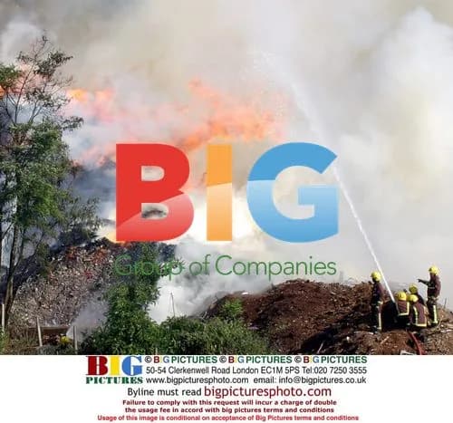 Fire at London Woodyard