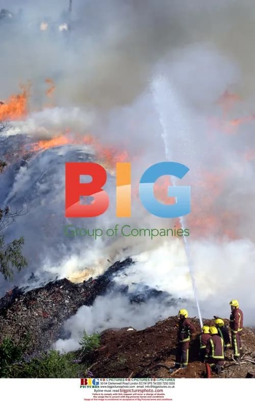 Fire at London Woodyard