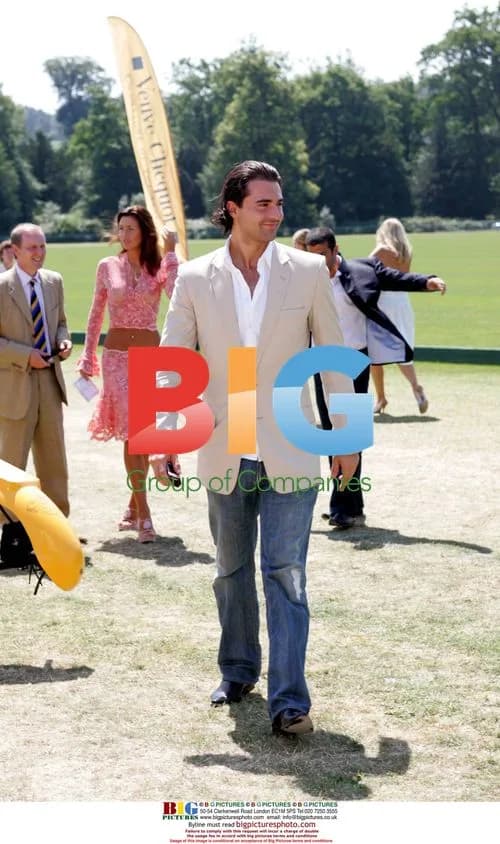 Darius Danesh at Veuve Clicquot Gold Cup