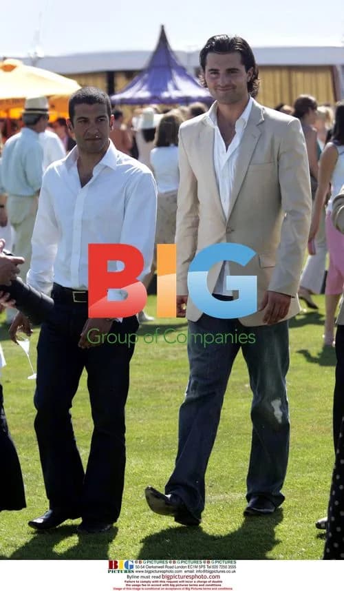 Singer Darius Danesh at Veuve Clicquot Gold Cup