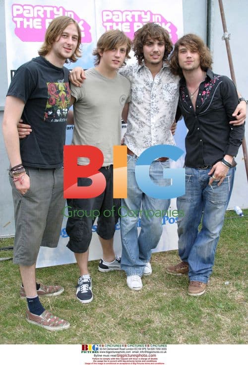 Rooster Band Backstage at Party In The Park