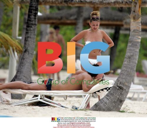 Charlotte Church and Gavin Henson in Antigua