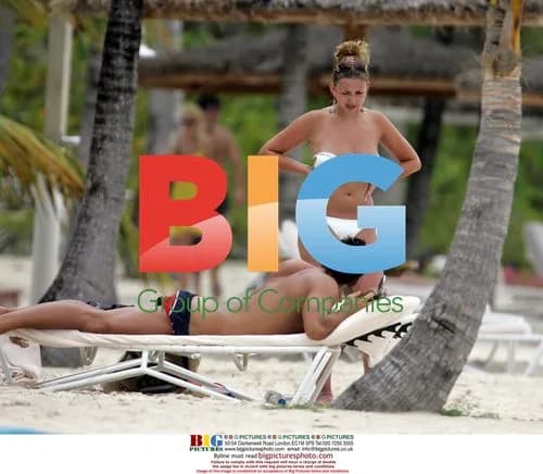 Charlotte Church and Gavin Henson in Antigua