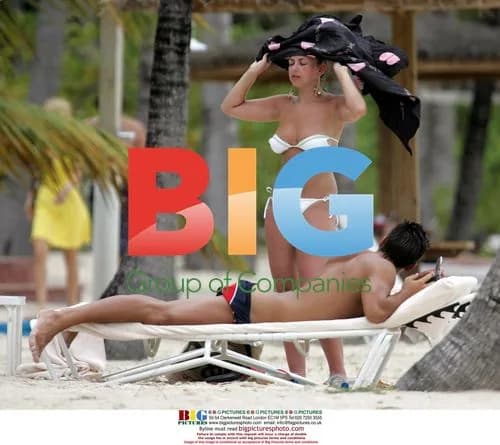 Charlotte Church and Gavin Henson in Antigua