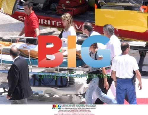 Pauline, Princess Stephanie's Daughter, Arrives at Heliport