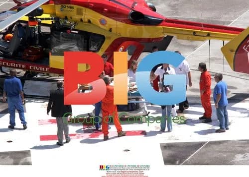 Pauline, Daughter of Princess Stephanie, Arrives at Heliport