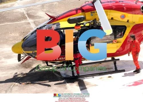 Princess Pauline Arrives at Heliport After Accident