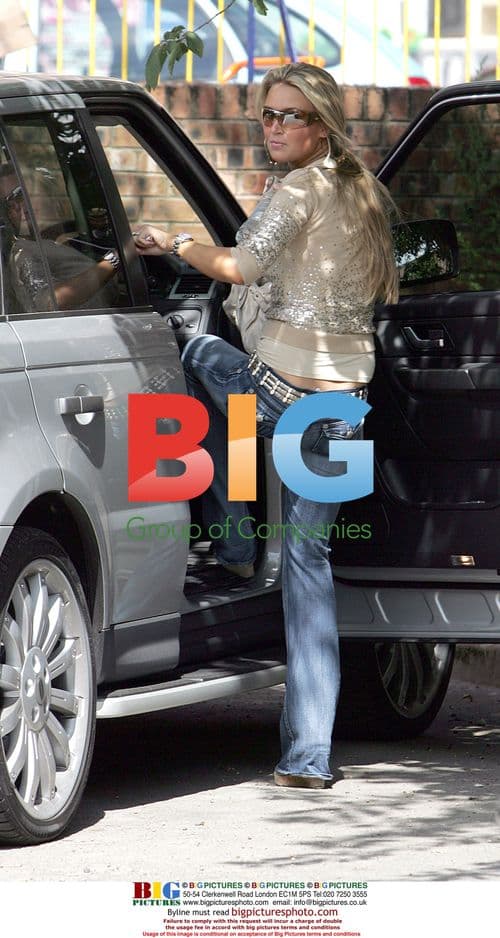 Alex Curran out shopping in Liverpool