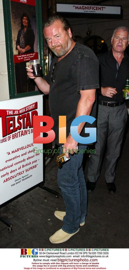 Ray Winstone at 'Telstar: The Joe Meek Story' play