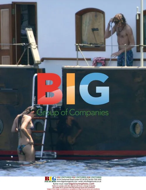 Prince Andrea and Tatiana on yacht in Corsica