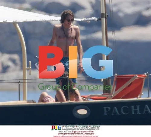 Prince Andrea and Girlfriend on Yacht