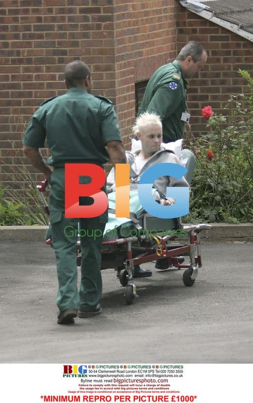 Brian Harvey Taken to Hospital