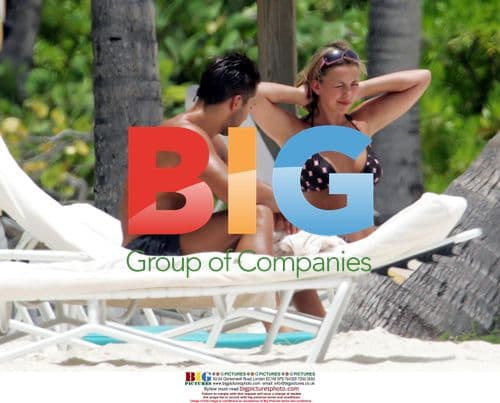 Charlotte Church and Gavin Henson in Antigua