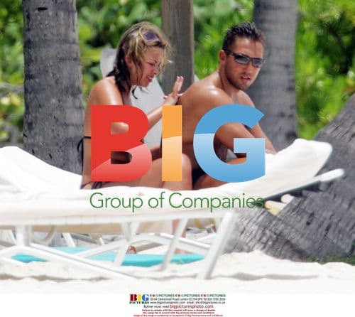 Charlotte Church and Gavin Henson in Antigua