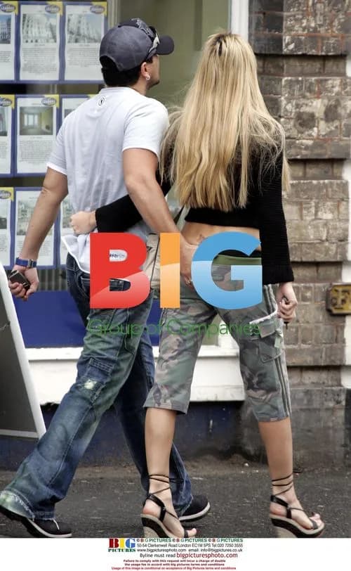 Katie Price and Peter Andre Shop at M&S