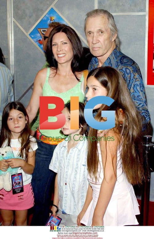 David Carradine and family at 'Sky High' premiere