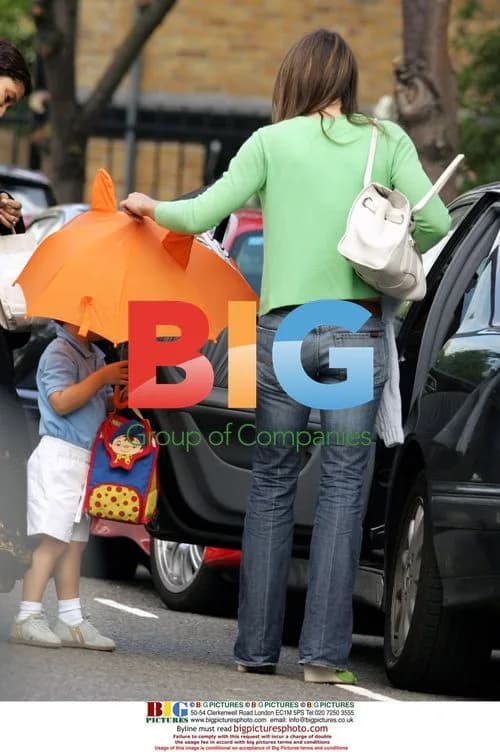 Liz Hurley drops son Damian from school