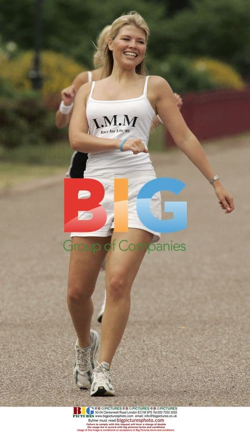 BB5 Vanessa trains for race with athletes