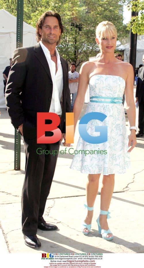 NIKLAS SODERBLOM and NICOLLETTE SHERIDAN at ABC Upfront