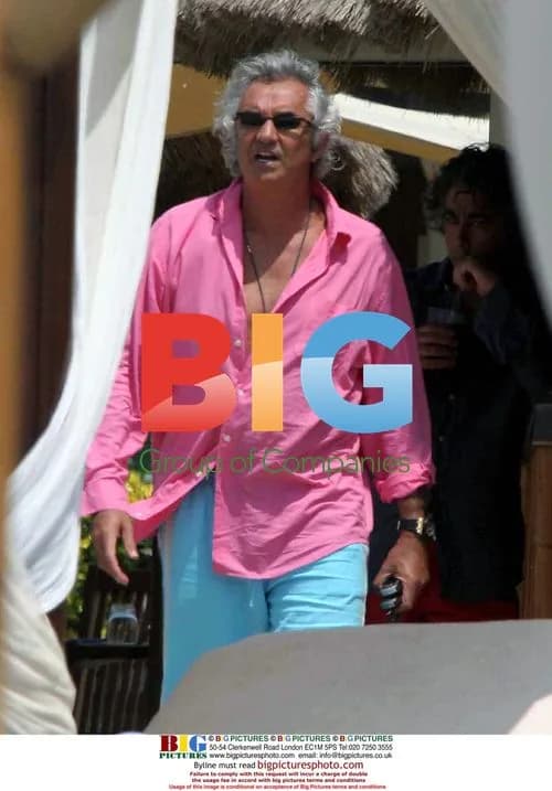 Flavio Briatore and Alena Seredova in Forte dei Marmi