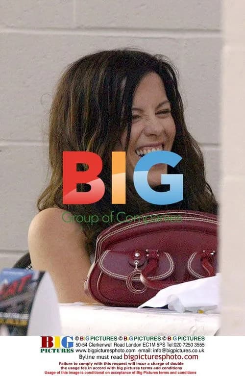 Kate Beckinsale with family at Farmers Market