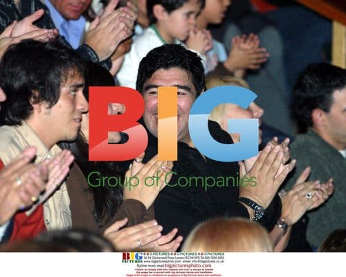 Maradona at Daughter's Theater Debut