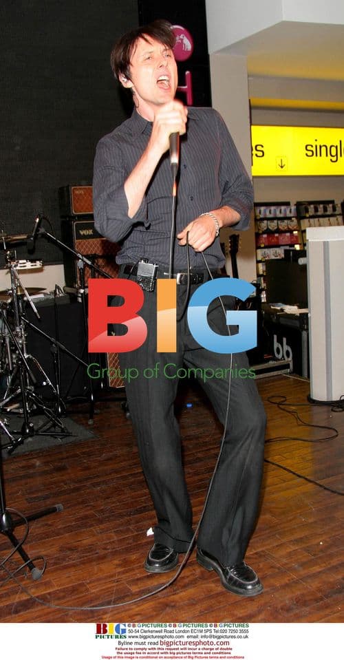 The Tears perform at HMV store in London