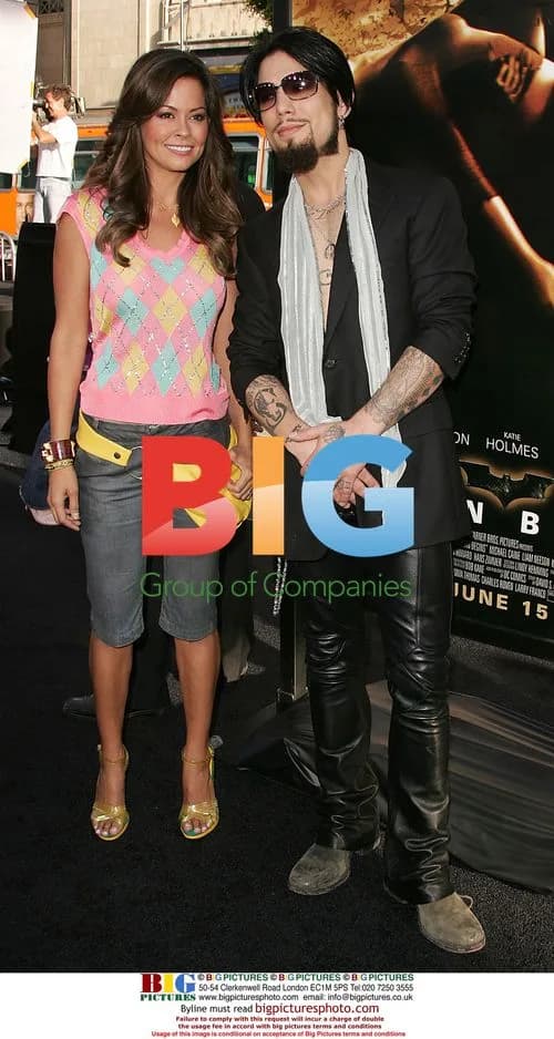 Brooke Burke and Dave Navarro at Batman Begins Premiere