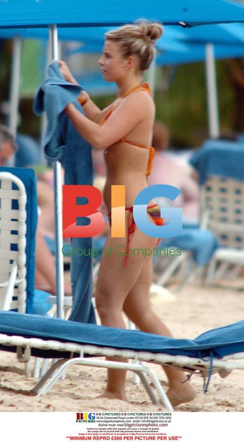 Wayne Rooney and Coleen Mcloughlin in Caribbean