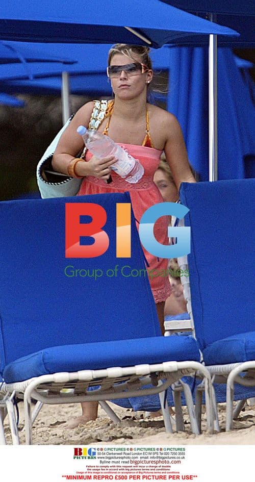 Wayne Rooney and Coleen Mcloughlin at Caribbean Resort