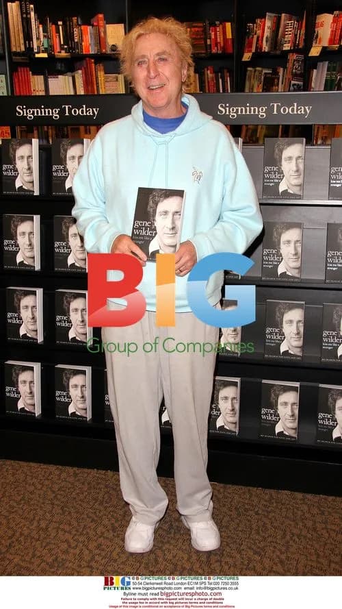 Gene Wilder signs book in London